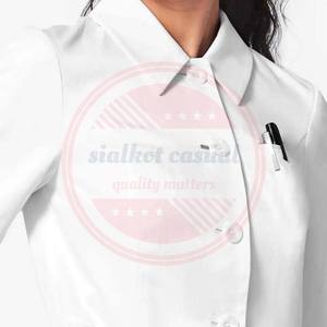 Les médecins les plus vendus portent des blouses de laboratoire \ blouse de laboratoire pour femmes et hommes uniformes d'hôpital de logo personnalisé de haute qualité - Product Image 5