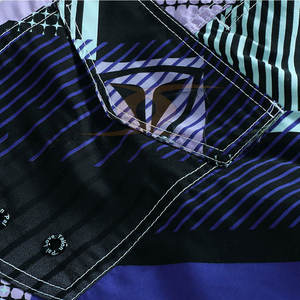 Pantalones cortos informales de estilo callejero para hombre, venta al por mayor, personalizados, de ajuste holgado, cintura elástica, patrón sólido, de talla grande, de algodón, OEM, talla grande - Product Image 5