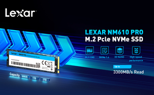 Lexar NM610 PRO 250GB 500GB 1TB 2TB SSD NVME 610PRO serisi, 3300mb/s'ye kadar, 3D <span class=keywords><strong>NAND</strong></span> <span class=keywords><strong>Flash</strong></span> dahili katı hal sürücüsü - Product Image 2