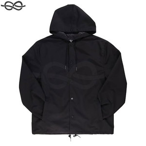 เสื้อโค้ชชายเสื้อแจ็กเก็ตน้ำหนักเบาแนวสตรีทแวร์ลำลองมีกระดุมปิดกันน้ำ - Product Image 1