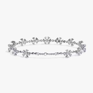Bracelet de tennis minimaliste en or et diamant Bracelet Moissanite Cadeau d'anniversaire romantique pour femme - Product Image 3