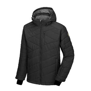 Gran Oferta personalizada para hombre, chaqueta de burbujas acolchada impermeable de invierno con cuello levantado, chaqueta acolchada personalizada para exteriores para hombre - Product Image 3
