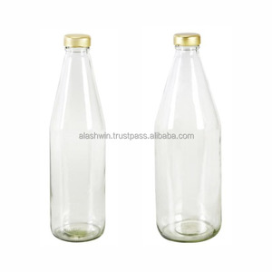 Los más vendidos 1000ml Utensilios de cocina de vidrio Botellas de vidrio cuadradas de alto grado 100% Grado alimenticio puro - Product Image 4