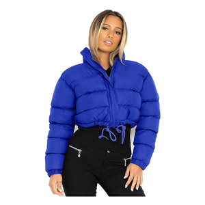 Royally Color <b>Women</b> <b>Crop</b> Puffy <b>Jacket</b> Ladies, Fashionable Bubble <b>Crop</b> Puffy <b>Jacket</b> <b>Women</b> - Product Image 1