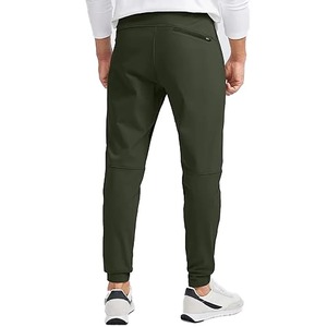 Pantalon de survêtement évasé décontracté de haute qualité pour hommes Pantalon de survêtement en coton uni à ceinture élastique pour hommes Pantalon de survêtement évasé pour hommes - Product Image 2
