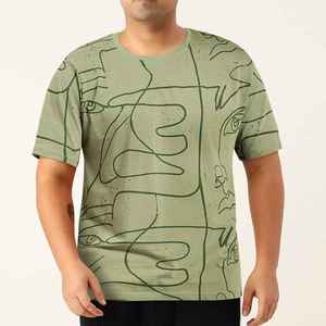 T-shirt col rond, t-shirt tendance, t-shirt de différentes couleurs à prix avantageux, impression personnalisée en usine, logo, coton uni, coupe ample - Product Image 5