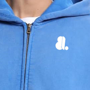 Nouveau sweat à capuche zippé en coton 100% respirant à séchage rapide, coupe régulière, effet délavé, pour homme, service OEM - Product Image 4