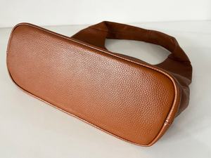 Sac à main en cuir véritable de haute qualité pour femmes, sac fourre-tout souple à bandoulière, fermeture ouverte, couleur personnalisable, logo, cadeau de shopping - Product Image 2