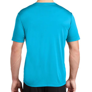 T-shirts en coton Pima à manches courtes et col rond pour hommes, t-shirts basiques ajustés à col rond - Product Image 2