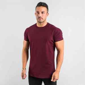 T-shirt de sport pour homme, respirant, anti-rétrécissement, lavé, manches courtes, col rond, polyester, pour la salle de sport, la remise en forme, la musculation - Product Image 3