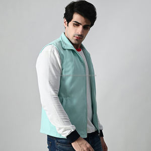 Nardon Apparel Fabricants de vêtements Vestes d'hiver en sherpa personnalisé en polaire avec fermeture éclair à col montant pour hommes - Product Image 4