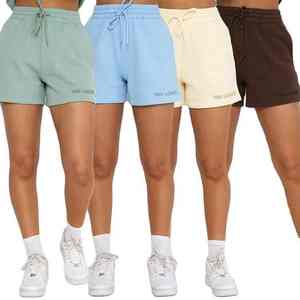 Short en coton pour femmes, teint en polaire, séchage rapide, durable, léger, sport, randonnée, entraînement, confortable, décontracté et actif - Product Image 5