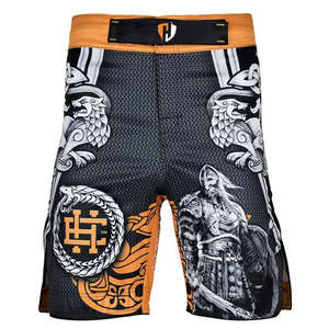 Pantalones Cortos de Lucha MMA, Pantalones Cortos de Boxeo, Diseño Personalizado, Sin Marca, Fabricados por HULK Enterprises - Product Image 4