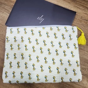 เคสผ้าน้ำหนักเบาพิมพ์ลายฟลามิงโก้สีขาวแขนแล็ปท็อปบุนวมสไตล์ธุรกิจทันสมัยทนทานทันสมัย - Product Image 2