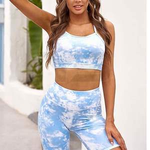Custom Logo High Quality <b>Women's</b> Plus Size Active Wear-Breathable Workout Sports Bra Gym Apparel Yoga Fitness <b>Sets</b> <b>for</b> Adults - Product Image 2