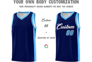 Maillot de basket-ball léger 100% polyester de qualité supérieure chemise grande taille à séchage rapide vêtements de basket-ball imprimés avec logo personnalisé - Product Image 3