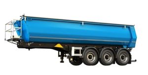 รถพ่วงแบบพรีเมียม ออกแบบด้วยโครงสร้างเหล็กที่แข็งแรงทนทาน พร้อมระบบไฮดรอลิกที่เชื่อถือได้เพื่อประสิทธิภาพการเทที่รวดเร็ว - Product Image 3