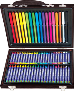 Wholesale Wood Box 67psc Art Painting <b>Set</b> With Pencil <b>Paint</b> Watercolor Acrylic <b>Paint</b> Colormate Small Quantity Supported - Product Image 3