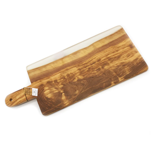 Elegante diseño lindo resina blanca y tabla de cortar de madera nuevas herramientas de cocina caseras frutas verduras tabla de queso venta superior - Product Image 1