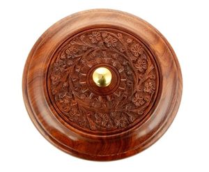 Eco Friendly <b>Wooden</b> High Quality Handcrafted Classic Chapati <b>Box</b> Airtight Dishwasher Safe Traditional Design Food Preservation - Product Image 2