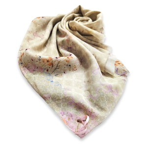 Reiko Series Hijab léger en coton à manches courtes jaune tenue à usage quotidien pour femmes musulmanes haute impression numérique Hijab Musulman - Product Image 5