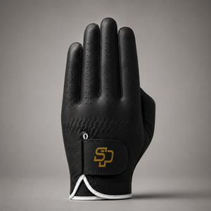 Gants de golf en cuir Cabretta de qualité supérieure, respirants, avec fermeture auto-agrippante, logo personnalisé, gants de sport pour le golf - Product Image 1