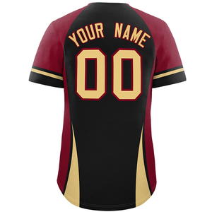 เสื้อเบสบอลพิมพ์ลายตาข่ายผ้าโพลีเอสเตอร์100% แบบย้อนยุคระบายอากาศได้ดีดูดความชื้นแห้งเร็วชื่อทีมที่กำหนดเองได้สำหรับทุกเพศ - Product Image 3