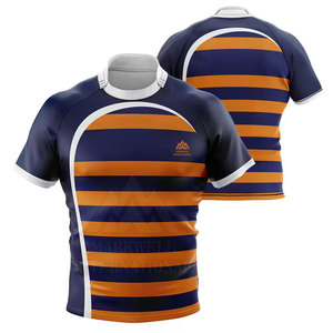 Nouveau design de maillot de rugby de haute qualité à séchage rapide de gros maillot de rugby respirant maillot de rugby - Product Image 3