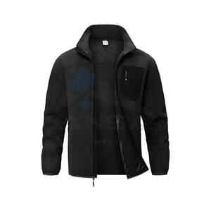 Chaqueta de Forro Polar para Hombre, con Cremallera Completa, Forro de Sherpa, Gruesa, Cálida, para Invierno, Senderismo al Aire Libre, para Clima Frío, Camping, Trekking, Viajes - Product Image 1
