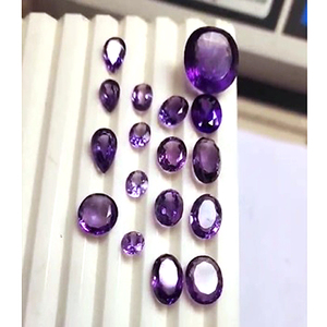 57 pièces d'améthyste naturelle 8mm à 13mm octogone ovale facette 233 Cts Lot Iroc ventes pierres précieuses en vrac de haute qualité coupées US $62 pour tous - Product Image 2