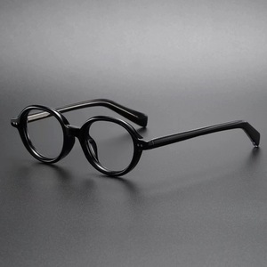 Nouveau Designer Bleu Lumière Lunettes pour Hommes UV400 Ordinateur Vintage Transparent Marron Petit Ovale Monture De Lunettes Optique - Product Image 4
