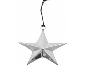 Christmas <b>Tree</b> Wholesale <b>Easter</b> Gift Xmas Home <b>Decor</b> Ornament Metal Silver Star Christmas <b>Decor</b> Hanging Ornaments - Product Image 1