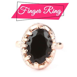 Women's Fancy <b>Locket</b> Set - Black - Product Image 4