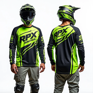Maillot de course de motocross personnalisé pour homme, manches longues, vêtements de course ATV, maillots de moto, vêtements de sport de moto, vêtements de course automobile - Product Image 1