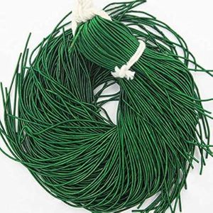 Cannetille suave mate bambú verde bordado - Product Image 5