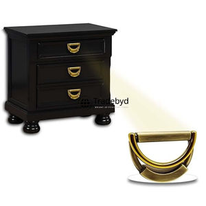 Tradebyd Élégant Minimaliste En Laiton Tiroir Boutons Poignées Durable Écologique Meubles Quincaillerie pour Cuisine Salon - Product Image 1