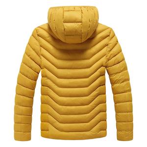 Chaquetas de Invierno Personalizadas al por Mayor para el Invierno de 2023, Chaqueta Acolchada con Capucha para Hombre, Talla Grande - Product Image 4