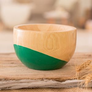 Cuenco de resina de madera hecho a mano, centro de mesa rústico moderno artístico, elegante hogar, cocina, declaración decorativa - Product Image 4