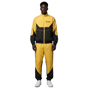 New Arrival Men Windbreaker <b>Tracksuit</b> Stylish Workout Set Lightweight Jogging Jacket Comfortable Sports Pants Outdoor Fitness - Product Image 1