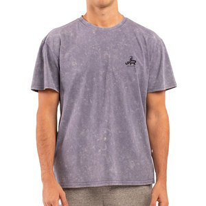 T-shirt pour homme en tissu confortable, style tendance, effet délavé, coupe ample, tissu doux et respirant - Product Image 1