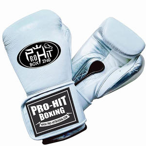 Fabricación de calidad superior Venta caliente Nuevo Profesional Ganador Pro Fight Guantes de boxeo Color blanco Hecho con cuero genuino - Product Image 6