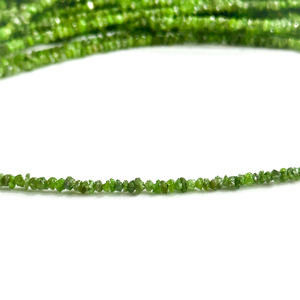 Cuentas de Granate Tsavorita Verde Natural Facetadas en Forma de Rondelle de 2.5-3.5mm, Hilos Sueltos para Fabricación de Joyas, Suministros al por Mayor - Product Image 6