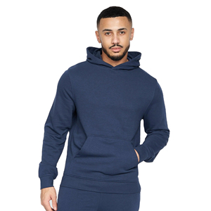 Wholesale 100% Cotton Men's Winter Casual Hooded Tracksuit with Custom Logo & Printing High Quality Drawstring Closure - Product Image 4