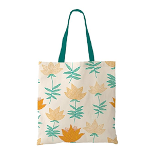 Biodegradable Organic Dyed Cotton Shopping Tote Gift <b>Bags</b> With Shoulder Carry Handle and Comparative Rate - Product Image 1