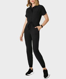 Mono médico para mujer, conjuntos de uniformes de hospital transpirables elásticos para mujer - Product Image 1