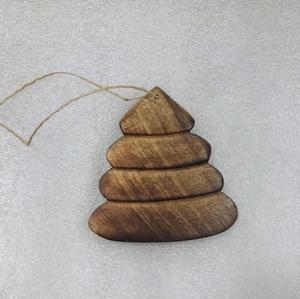 Artículo de decoración navideña colgante de madera para decoración festiva del hogar - Product Image 2