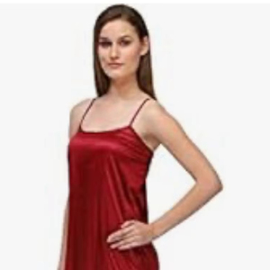 Camisón de Satén para Mujer, Tejido Sin Fricción que Retiene la Humedad, Tallas XS-2XL, Ropa de Dormir - Product Image 4