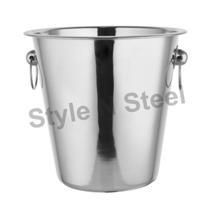 Wholesale Stainless Steel <b>Wine</b> Bucket with Silver Color Custom Logo Insulated - Product Image 1