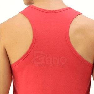 Wholesale High Quality Cotton & Bamboo Fiber Casual <b>Tank</b> <b>Top</b> <b>Men</b> Breathable Knitted Customizable Stretchable Plain - Product Image 6