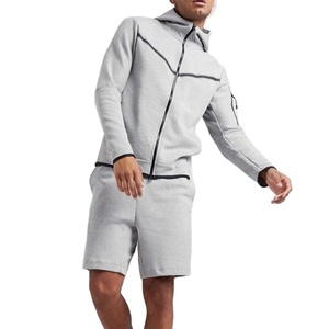 Vente en gros de shorts de sport pour hommes personnalisés de couleur unie survêtements ajustés pour l'été séchage rapide grande taille - Product Image 1